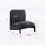 Chaise d'appoint avec structure en bois, ensemble de 2, parfaite pour les sièges modernes et confortables-1245628978-1245628979