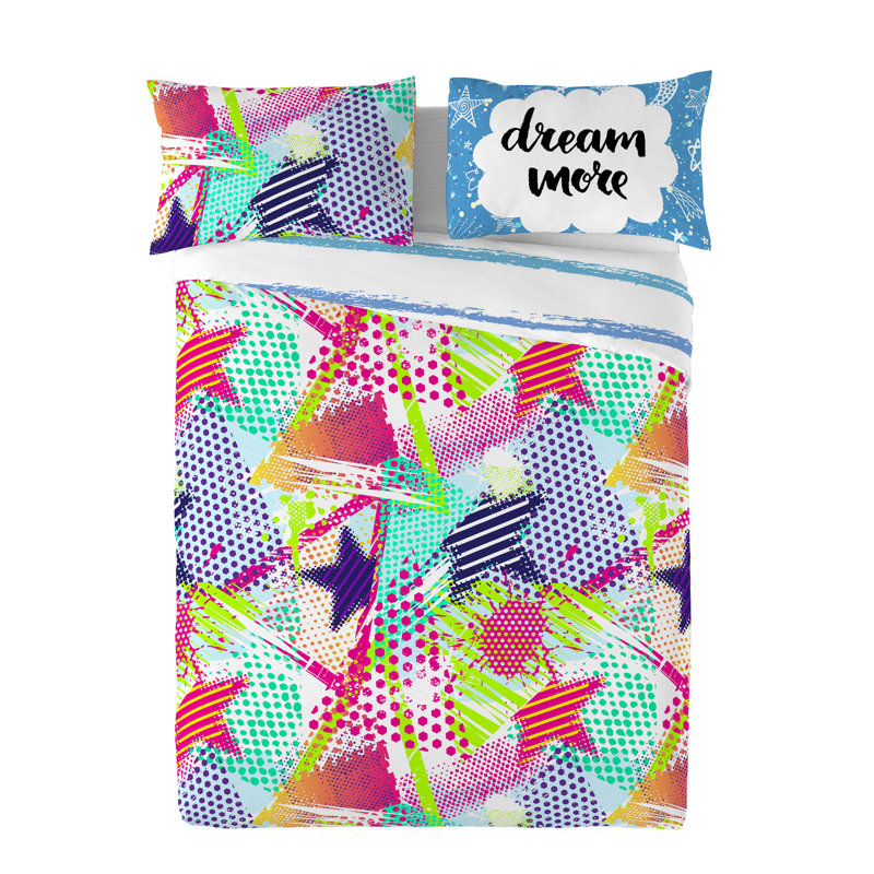 Gouchee Home Alicia Cotton Queen 3pc Duvet Cover Set