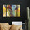 Ensemble de 3 panneaux d'art mural - «Watercolor Bovine Charm» par Rita Kirkman 