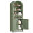 66.2" Tall Arched Bathroom Storage Cabinet with Flip Drawer and Shelves, Freestanding Storage Cabinet with Doors-426857381