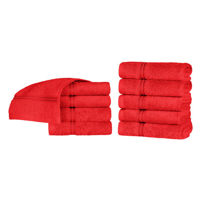 Oleg Heritage Egyptian Cotton Soft Absorbent Luxury Washcloth Towel