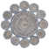 Zeitler Hand Woven Jute, Cotton Rug