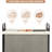 Rolling Laundry Hamper With Wheels 3-Section Laundry Sorter Rolling Laundrys Basket On Wheels With Removable Bag Clothes Hamper Laundrys Organizer Cart Bathroom Bedroom 120L-1445994623