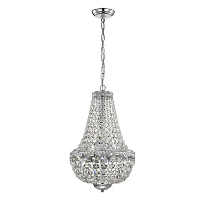 Lustre empire unique à 6 lumières Drexel
