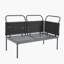 Ensemble modulaire de patio réversible en osier avec coussins de 99,41 po de largeur Khusbu-1896718779-1896718778