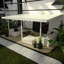 Auvent de terrasse Contempra Slope en blanc-56005856