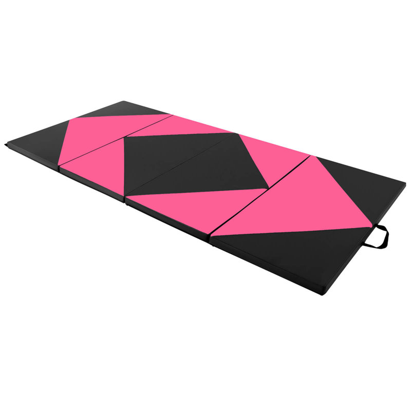 Tapis en mousse L 4 po x l 2 po x 8 po, Rouge / noir