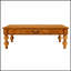 Vintage Rectangular Wooden Coffee Table With Storage, Solid Wood Gourd-Shaped Legs For Rustic Living Room Decor, No-Tools Assembly-947935686