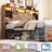 Modern Farmhouse Storage Bed with LED Lights and USB Charging, Platform Bed Frame with Storage Drawers, No Box Spring Needed-30126301-30126303