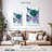 Harnek Abstract Water Lilies-108535930