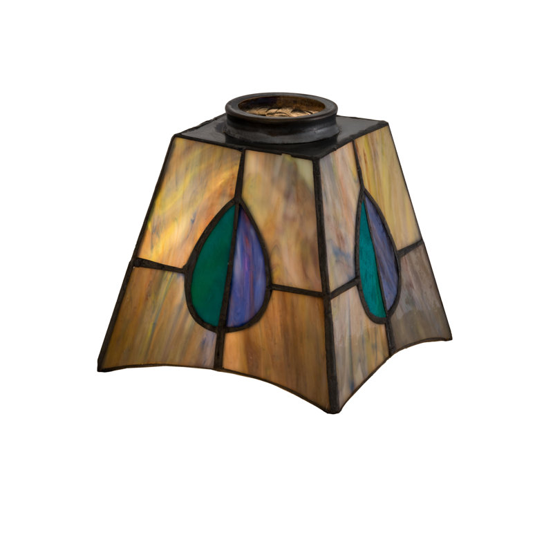 5" Square Mackintosh Leaf Shade