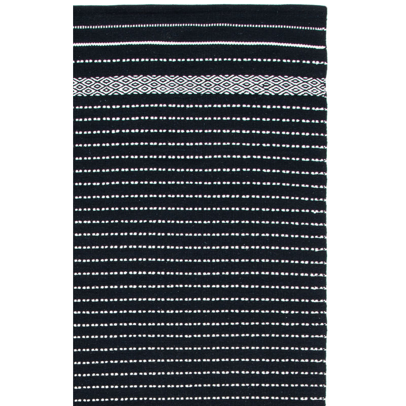 Josie Flatweave Cotton Striped Indoor Rug, Rectangle 3' x 5'