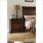 Contemporary Cherry Finish Nightstand with Drawer Storage
