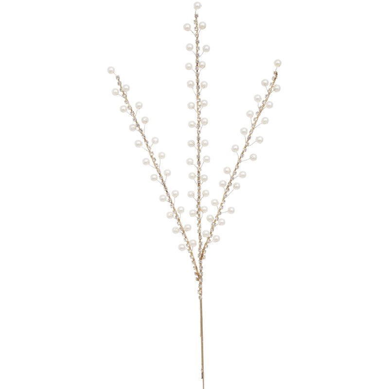 Classic Pearl Berry Spray - 32.5 Inches