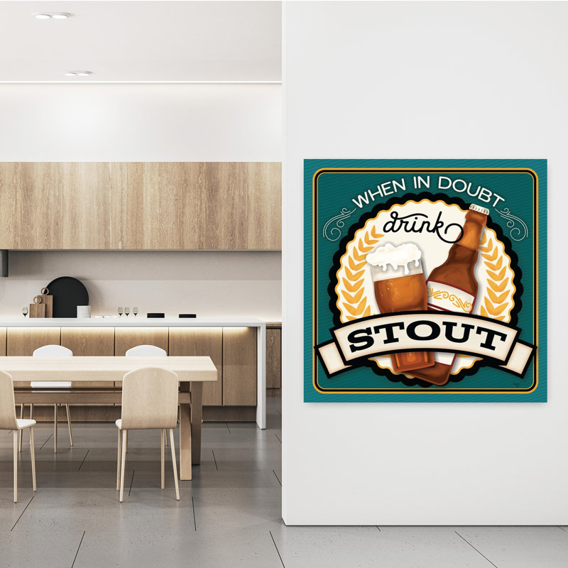 When In Dououte, art contemporain, H 48 po x l 48 po