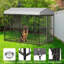 Grand chenil extérieur pour chien, cage pour chien robuste 4 x 4 x 6 pi-444316963