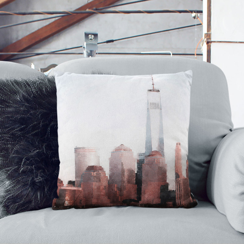 Square Throw Cushion, 55cm H x 55cm W x 20cm D