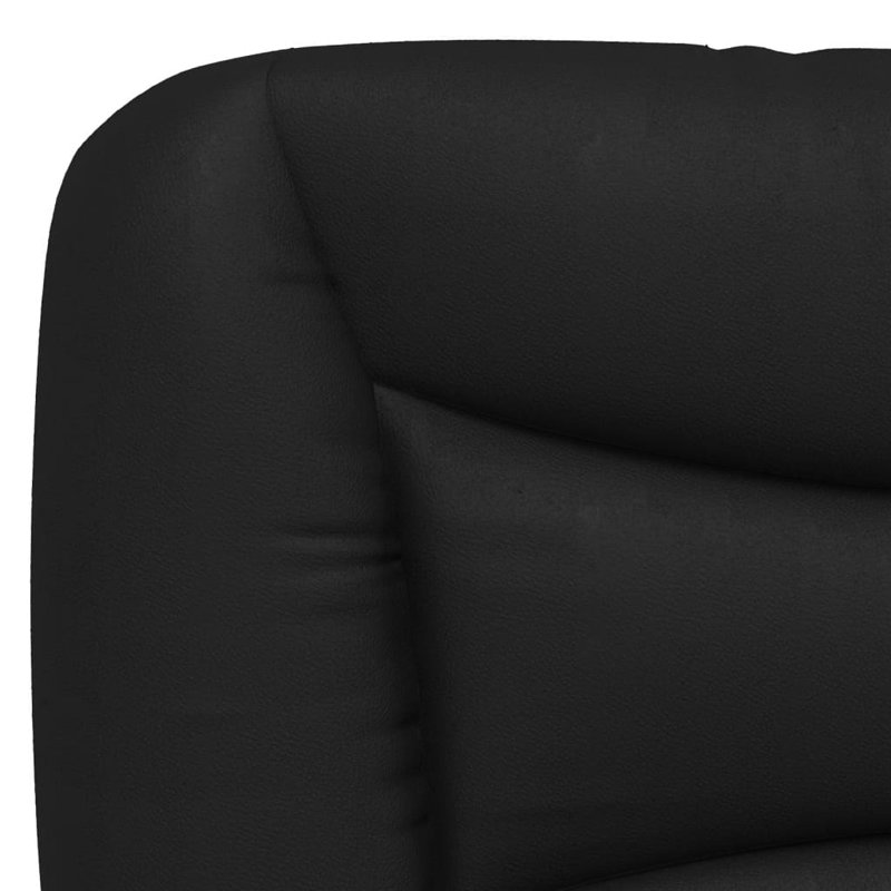 Coussin de tête de lit vidaXL Hvar, Noir, Très grand californien