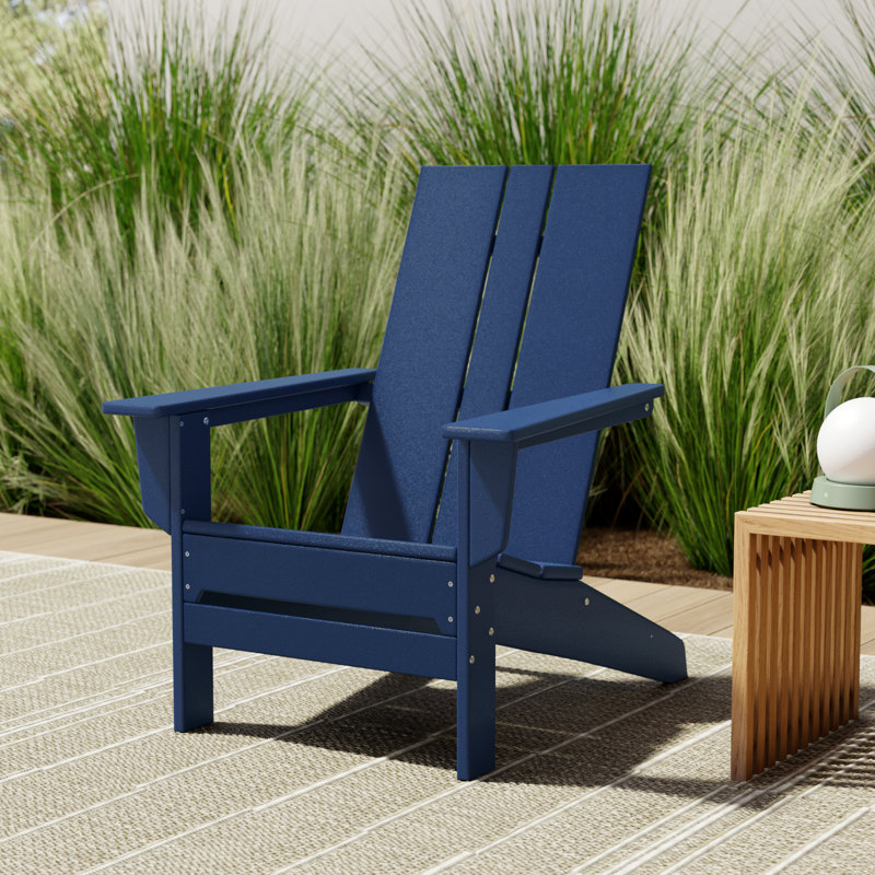POLYWOOD x AllModern Adirondack Chair, Navy