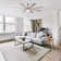 60'' 8-Blade Large Room LED Ceiling Fan with Light Kit and Remote Control