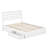 Lamareon Solid Wood Storage Platform Bed with Footboard & Under Bed Drawers-756382971-756382975
