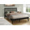 Lit, lit plateforme, grand lit, cadre seulement, chambre à coucher, cadre en bois, pieds en bois, contemporain
