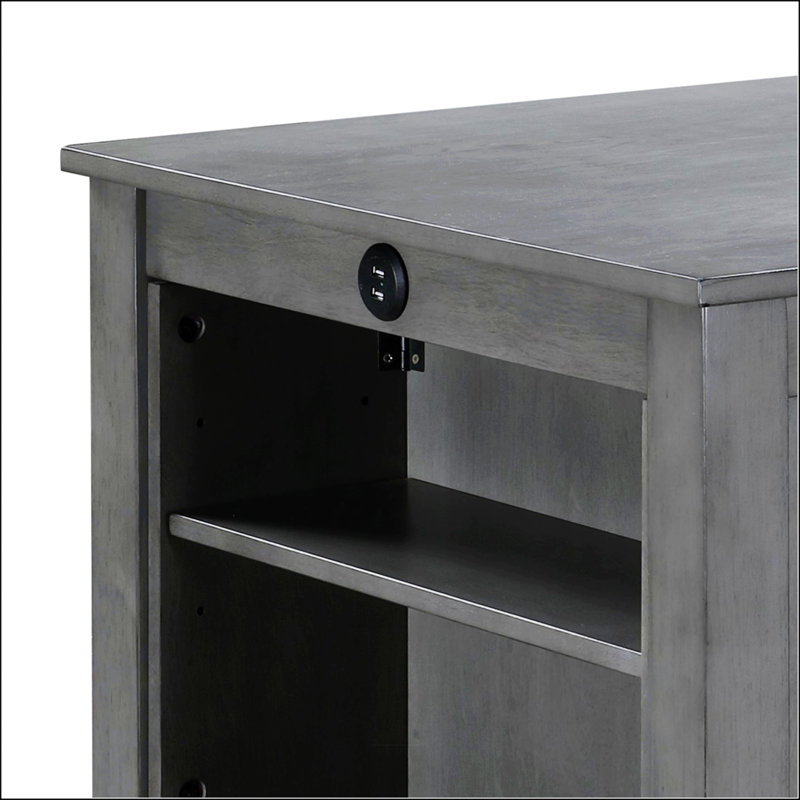 36" Small Space Counter Height Dining Table, Gray