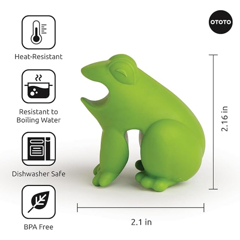 Nouveau porte-cuillère à grenouille pour dessus de cuisinière New Hoptop