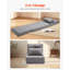 Convertible Flip Chair with 5 Adjustable Position Folding Floor Lazy Sofa Grey