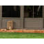 Gazebo Penguin Florence 2,4 m x 4,9 m, Solarium mural avec toit en polycarbonate - Sable-20291736