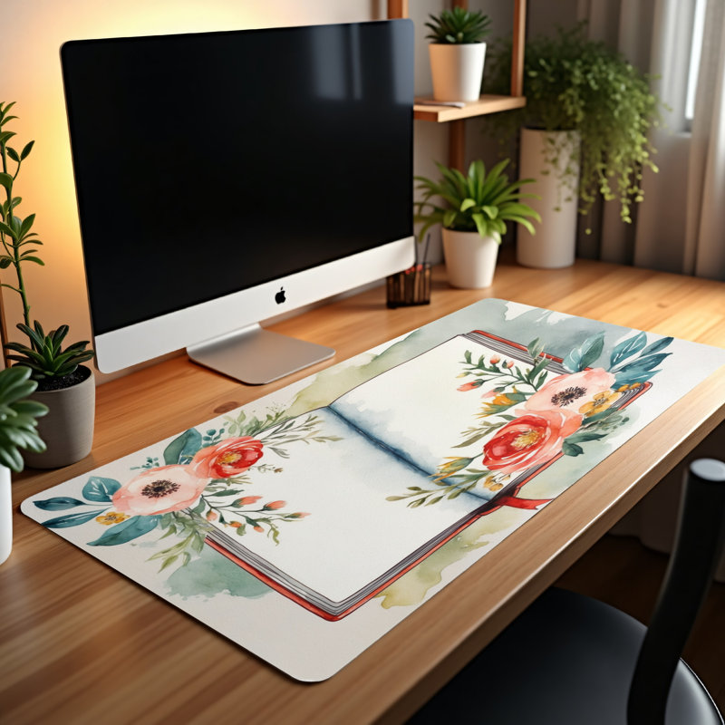 Polyester Desk Pad, 31.5x15.5