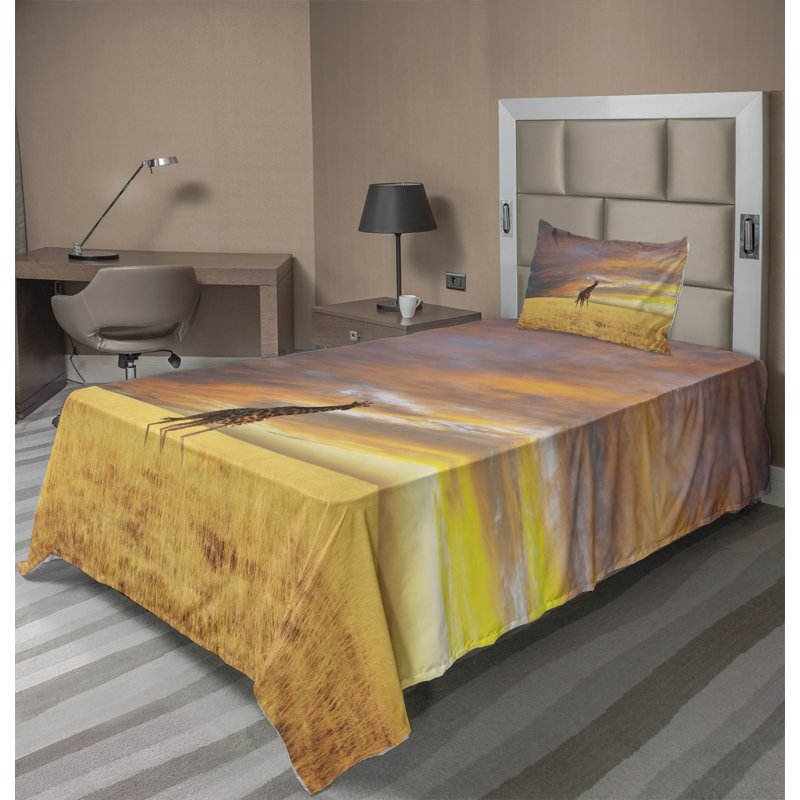 Microfiber Sheet Set, Twin XL Sheet Set + Fitted Sheet + 1 Pillowcase