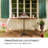 Marble Top Metal Base Dining Table