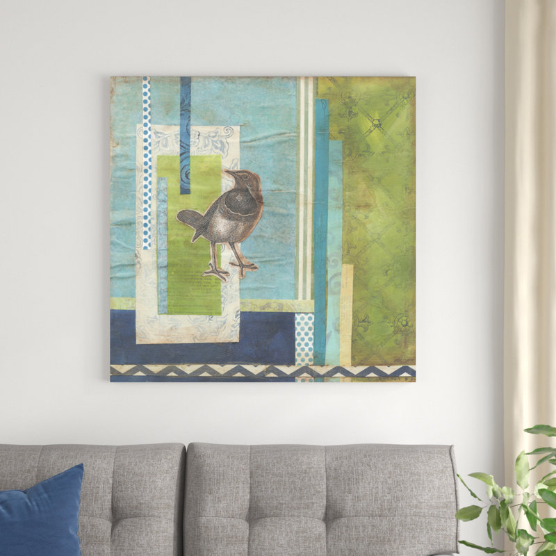 Avian Scrapbook I, H 36 po x l 36 po x P 1,25 po