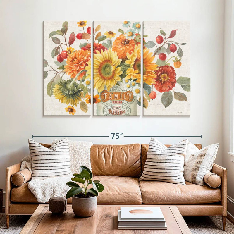Harnek Autumn in Bloom I, H 42 po x l 65 po