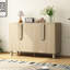 Buffet en bois Tiko avec 4 portes et tablettes réglables-1783916530