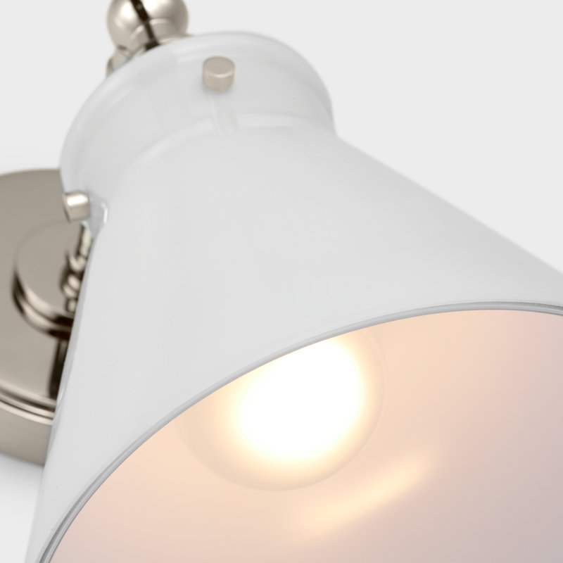 Parkington 1 - Light Armed Sconce, Polished Nickel
