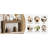 59" Farmhouse Console Table with Vertical Slat Legs