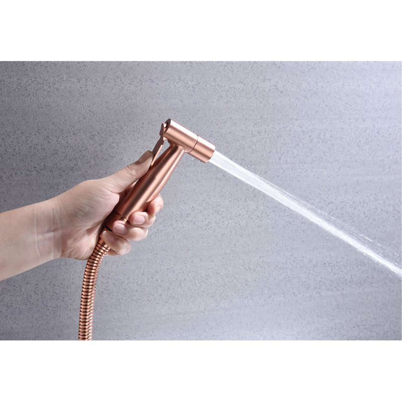 Rose Gold Toilet Bidet - Handheld Metal, Two Spray Modes For Family Hygiene Purposes, Rust & Corrosion Resistance, Simple Installation Method 2 Hygiene, Rust-, , Easy To Install And Use