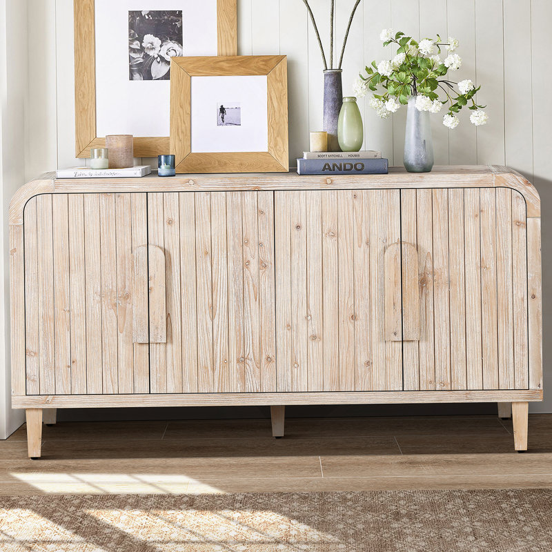 Buffet 59 po 59 po Farmhouse, Blanc antique