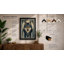 Noble Wolf Geometric - Framed Print-1023781942-1023781943