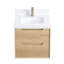 Meuble-lavabo mural avec lavabo et 2 tiroirs-1396314937