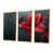 Toile avec cadre flottant or