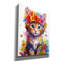 Toile épique Graffiti «Crowned Kitten» par Dean Russo, 12 po x 16 po-503518189
