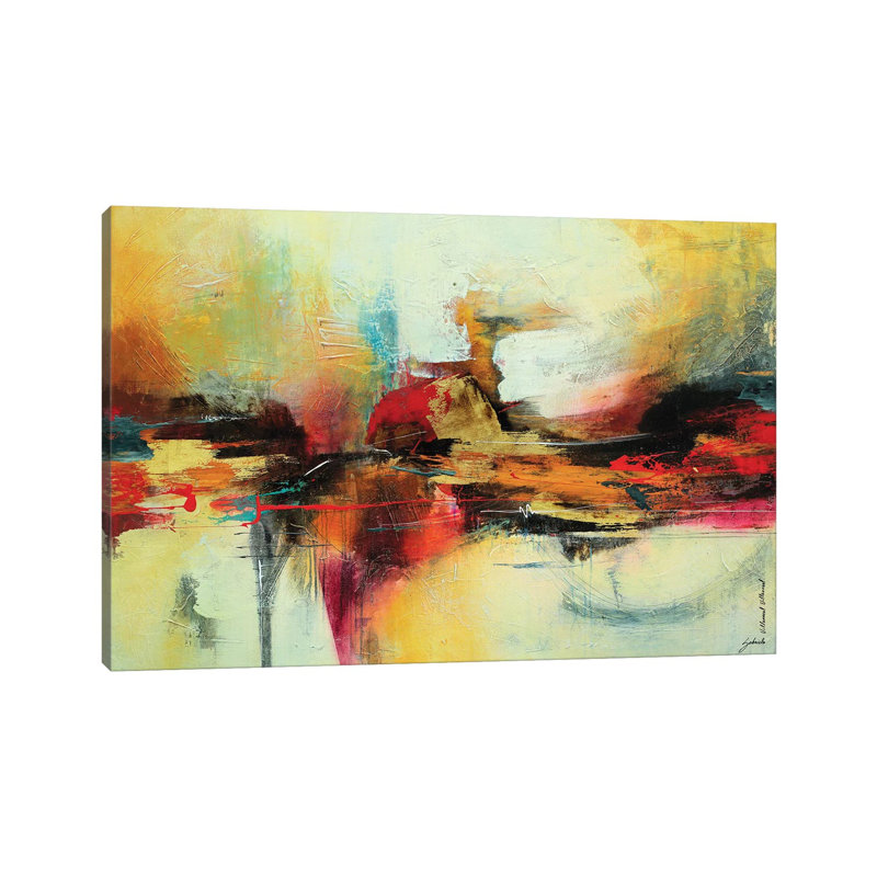 Intensa Composición IV by Gabriela Villarreal - Wrapped Canvas Painting, 66.04 cm H x 45.72 cm W x 3.175 cm D
