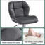 color Height Adjustable Modern Faux Leather Swivel Bar Stools-631888968