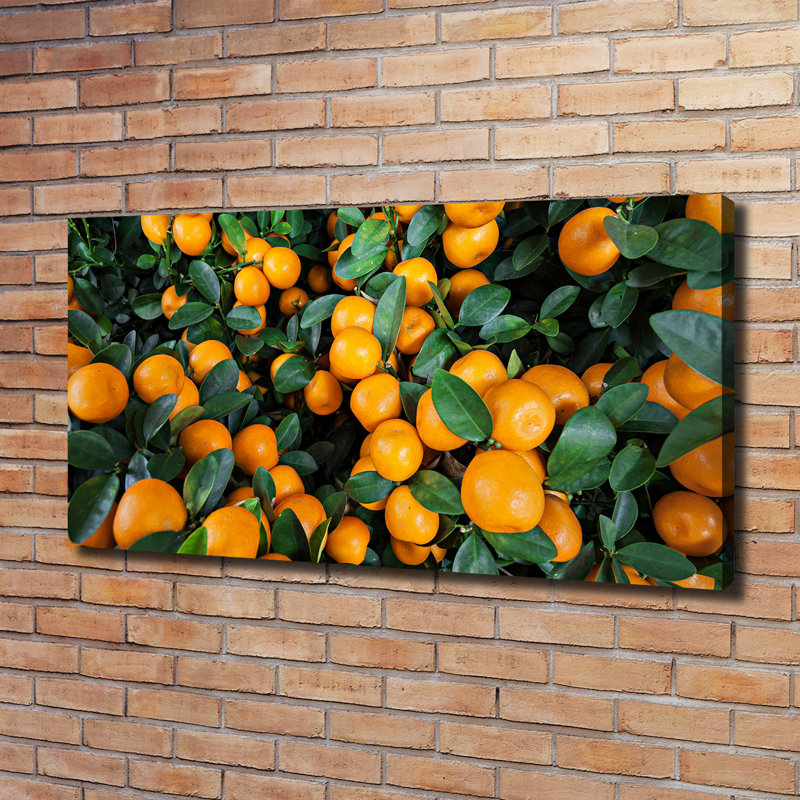 Tangerines - Wrapped Canvas Print
