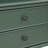 Vintage Green 2-Drawer Nightstand