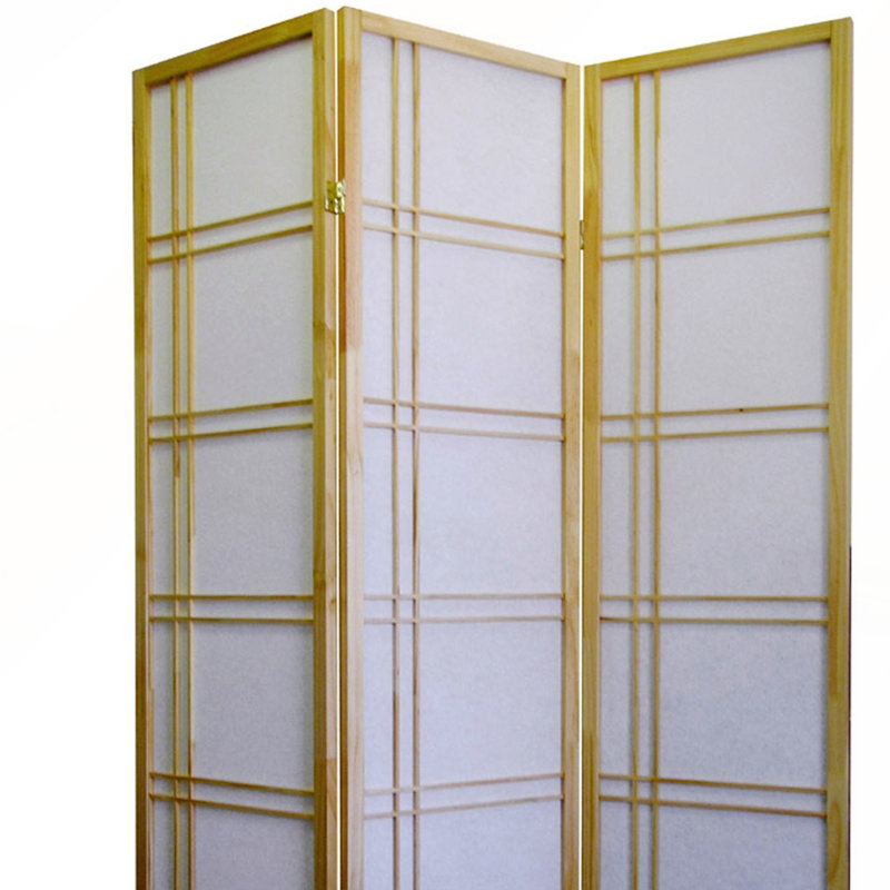 70" H Short Folding Screen, 3, Honey