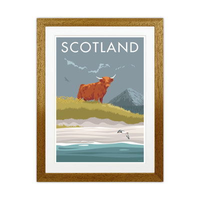 Scotland Angus by Stephen Millership - Print on Canvas